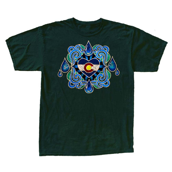 Cool Colorado Rain - Handmade Batik