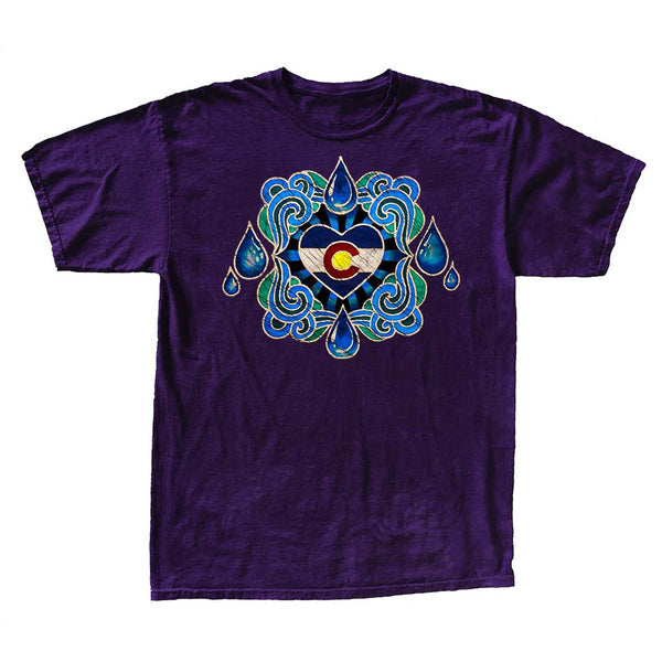 Cool Colorado Rain - Handmade Batik
